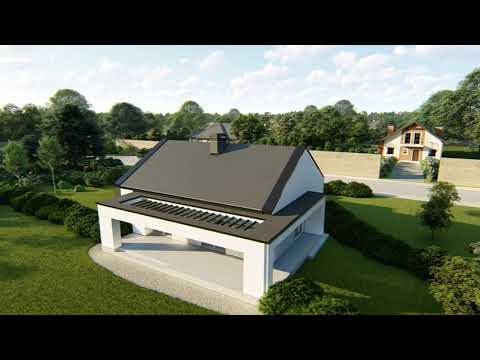 Z381 - Gotowy projekt domu parterowego we współczesnym stylu do 103 m2