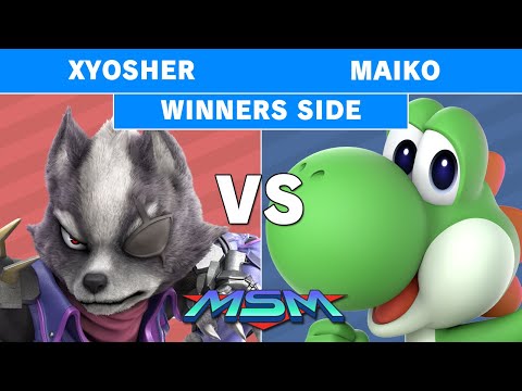 MSM 227 - xYosher (Wolf) Vs MZT | Maiko (Yoshi) Winners Top 48 - Smash Ultimate