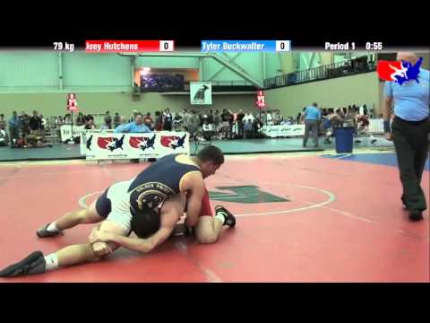 Joey Hutchens vs. Tyler Buckwalter at 2013 ASICS University Nationals - FS