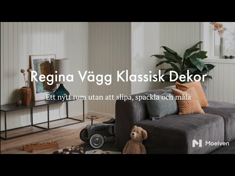 Panelskiva Moelven Regina Vägg Klassisk Dekor 2 st/frp