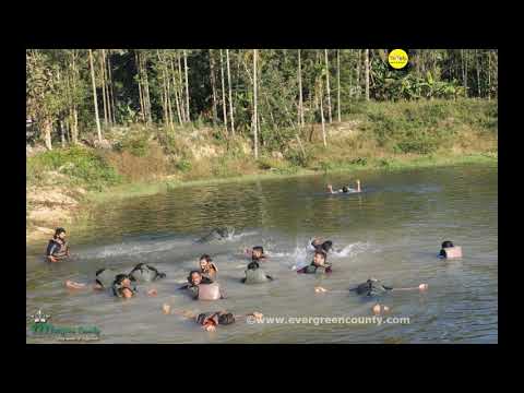 Sangamesh and Team at Evergreen County Coorg