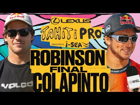 Jack Robinson vs Griffin Colapinto | Lexus Tahiti Pro presented by I-SEA 2025 - FINAL