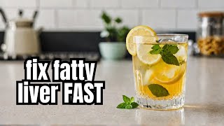 10 NATURAL DRINKS to fix fatty liver FAST! (2024)