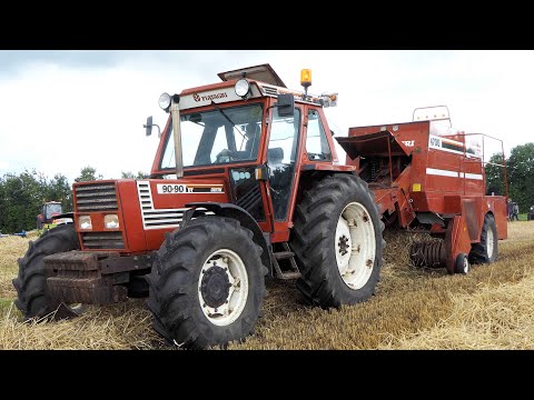 Fiat 90-90 DT Baling w/ Hesston 4700 Baler | Pure Sound