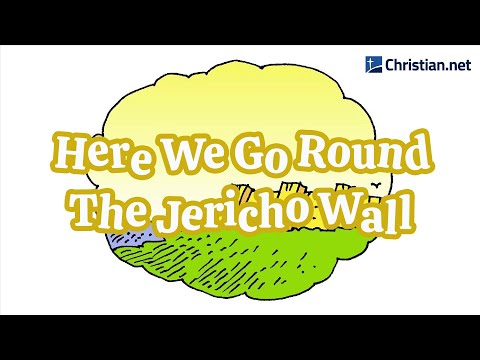 Here We Go Round the Jericho Wall | Christian Songs For Kids