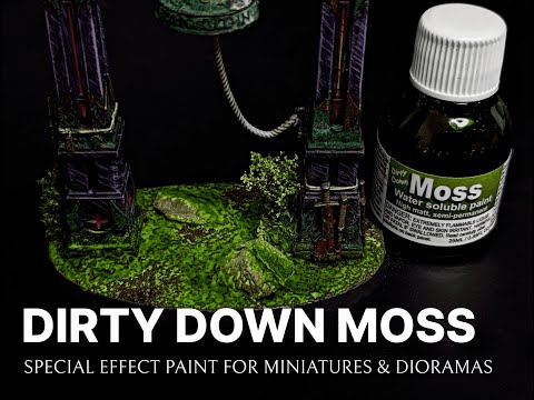 Dirty Down Moss time-lapse - Special water-based paint for a highly realistic result - #dirtydown