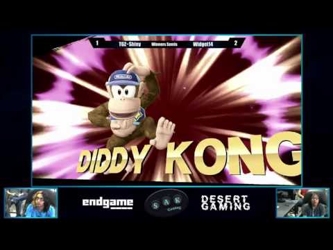 SP14 Winners Semis - TGZ~Shiny (Bayonetta/Diddy Kong) vs Widget14 (Mr. Game & Watch)