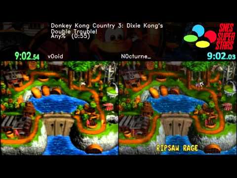 SNES Super Stars [009] Donkey Kong Country 3 (Any% Race) by V0oid and N0cturne_