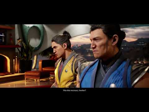 Johnny Cage vs Sub-Zero: Story Mode | Mortal Kombat 1 2023 - 4K