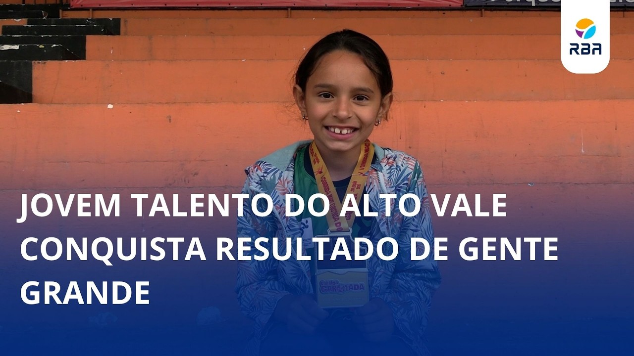 Jovem talento do Alto Vale conquista resultado de gente grande