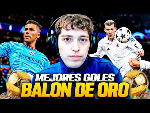 LOS MEJORES GOLES DE CADA GANADOR DEL BALON DE ORO - MESSI, CR7, KAKA, RONALDINHO...
