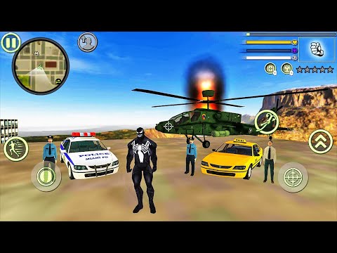 Venom Spider Rope Hero Vice Town - Android Gameplay