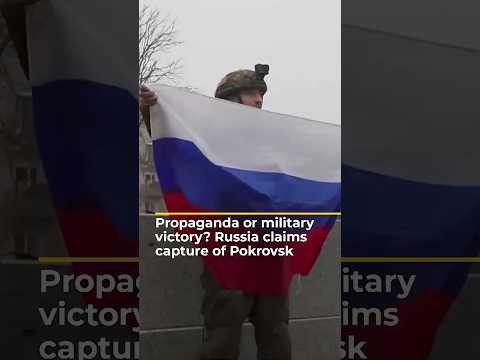 Propaganda or military victory? Russia claims capture of Pokrovsk | AJ #shorts