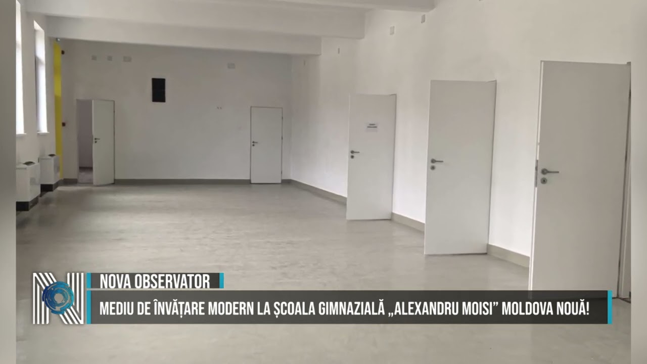 Mediu de învățare modern la Școala Gimnazială „Alexandru Moisi” Moldova Nouă!