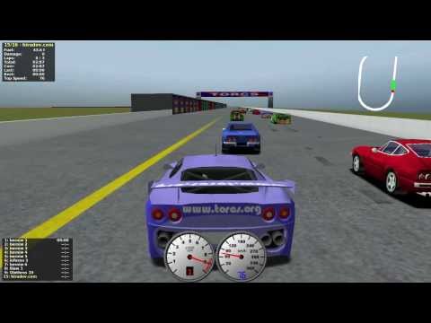 TORCS gameplay Car1-Trb1 versus all on Road Tracks - Falcon Plain