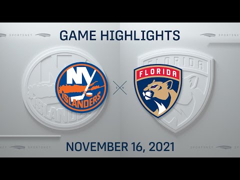 NHL Highlights | Islanders vs. Panthers - Nov. 16, 2021