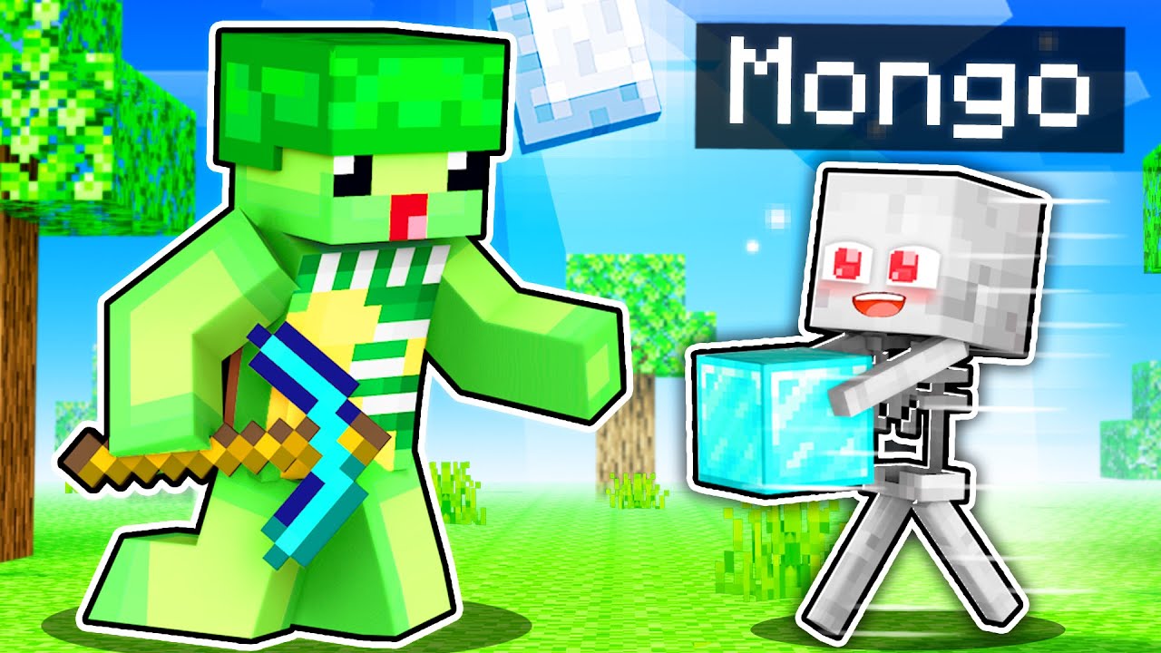 Becoming a FRIENDLY SKELETON In Minecraft!