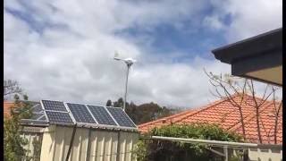 My 12v Solar Power Wind Turbine Part Off Grid Up Date 2