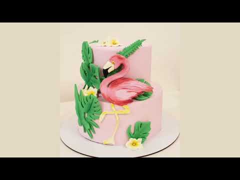 How to make Flamingo cake  | Luxury and easy cake