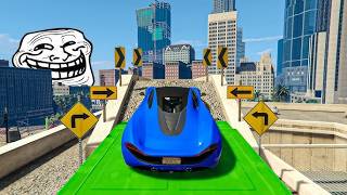 CARRERA TROLL! NO HAGAS CASO A LAS FLECHAS! - GTA 5 ONLINE