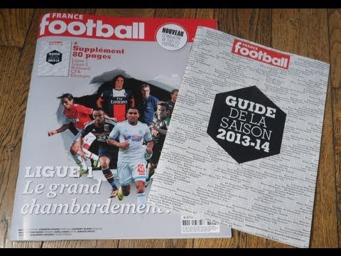 FRANCE FOOTBALL (n°3513) + GUIDE DE LA SAISON 2013/2014, LIGUE 1, LIGUE 2, NATIONAL, CFA, ETRANGER