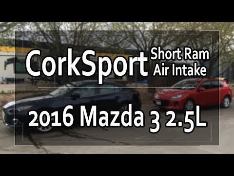 Corksport Short Ram Air Intake - 2016 Mazda 3 S GT 2.5L