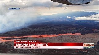 Mauna Loa eruption breaches summit at northeast rift zone