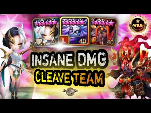 EZ CLEAVE TEAM COMBO WITH DARK WEAPON MASTER IN RTA SUMMONERS WAR