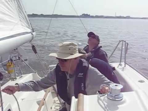 Sailing course Morecambe Bay - MOB exercise