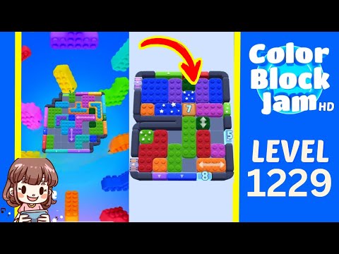 Color Block Jam Level 552 (1229) Solution Walkthrough