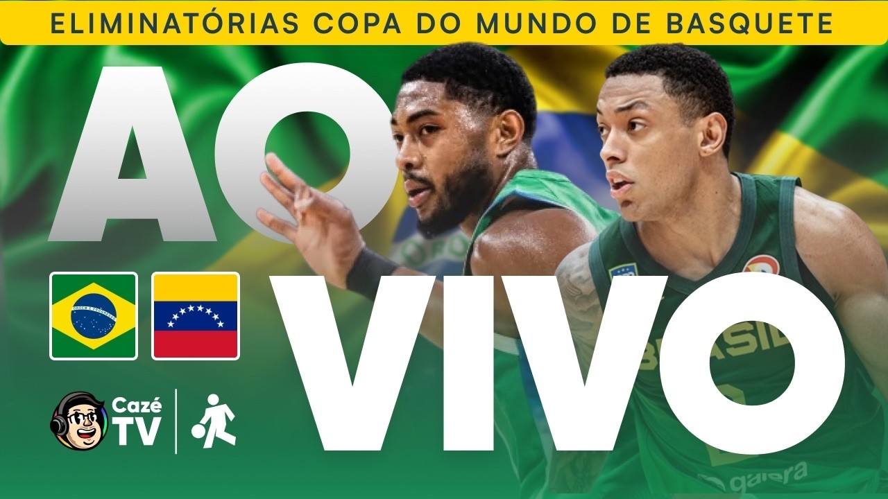 AO VIVO: BRASIL X VENEZUELA | ELIMINATÓRIAS DA COPA DO MUNDO DE BASQUETE