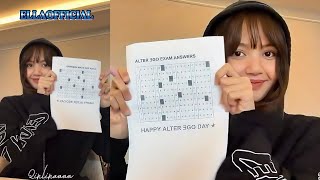 Download lagu LISA FULL LIVE TAKES THE ALTER EGO EXAM WITH BLINKS ON BUBBLE APP!  mp3