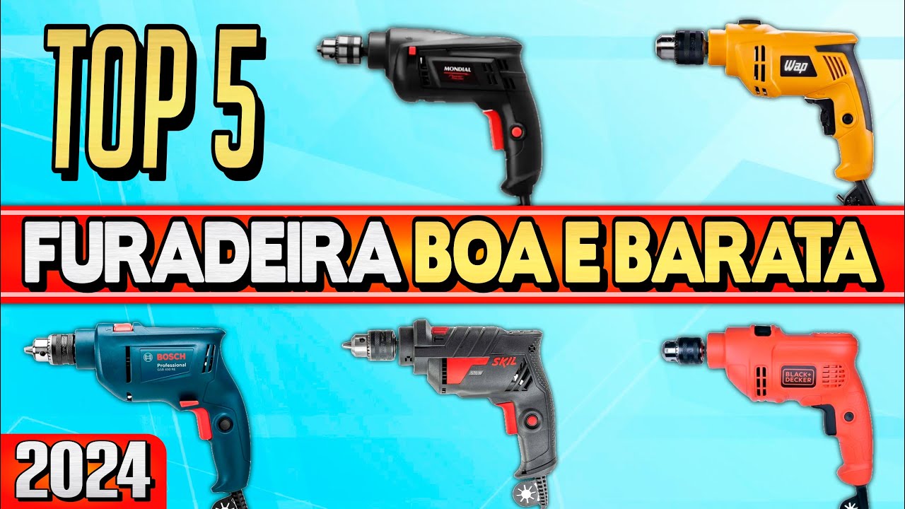 Qual Furadeira COMPRAR? Bosch, Mondial, Wap, Skil ou Black Decker? 🛠️