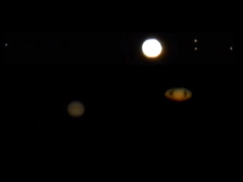 Nikon P1000 video of Jupiter and Saturn