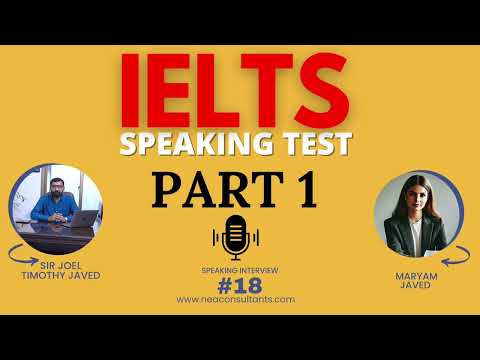 IELTS Speaking Test 18 | Band 6.5 | Part 1 | Nasim English Academy | 2024