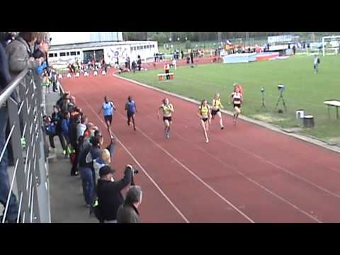 Finale 100m Cadettes - Championnats LBFA ACD 2013