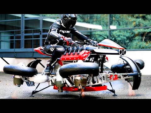 This Crazy motorcycle can transform into a flying vehicle , Flying Motorcycle
