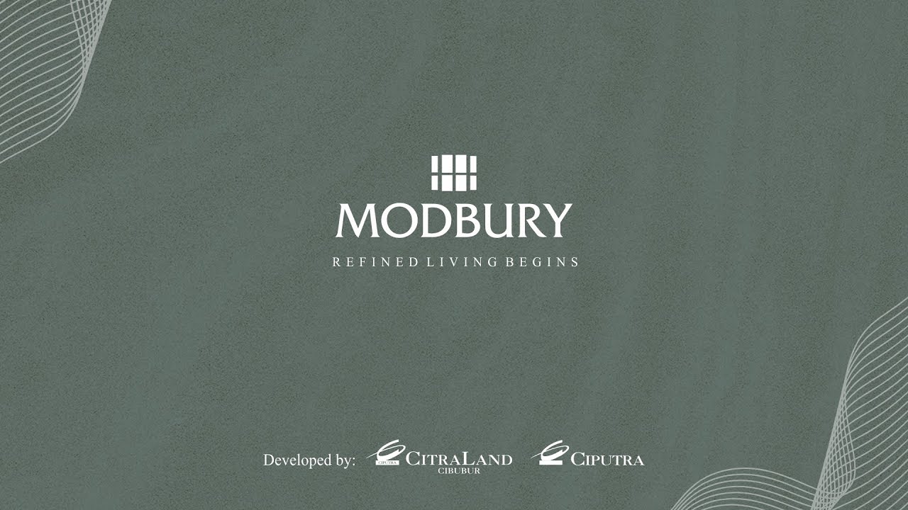 [NEWEST CLUSTER] MODBURY BY CITRALAND CIBUBUR