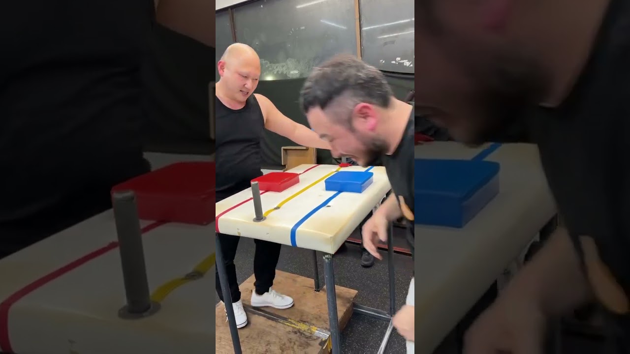 【腕相撲】ごうけつ道場　#筋トレ