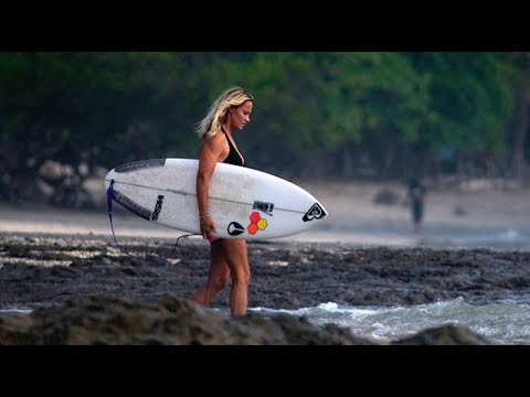 Locals Surfing at Pavones, Costa Rica