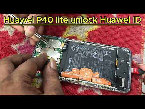 Huawei P40 lite unlock Huawei ID