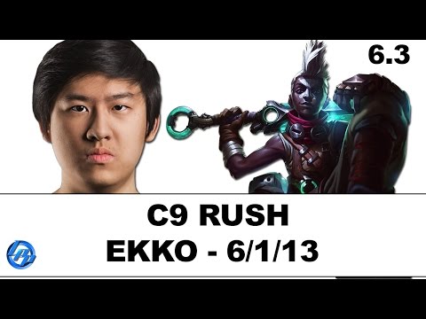 C9 Rush - Ekko jungle - NA Ranked