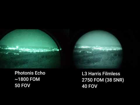 Night Vision GEN 2+(Echo) VS GEN3(L3 Filmless) Comparison