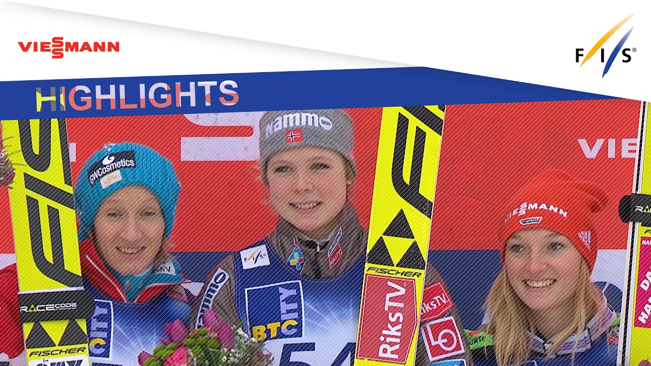 Highlights | Maren Lundby wins first NH event in Ljubno | FIS Ski Jumping