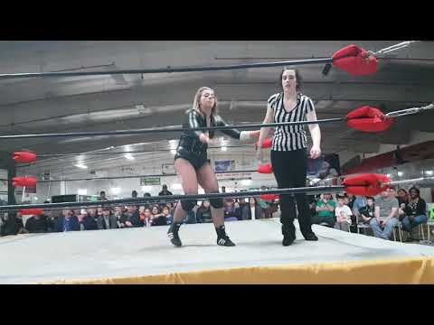 Maddison Miles vs James Elesworth Intergender Championship match UCW Kentville