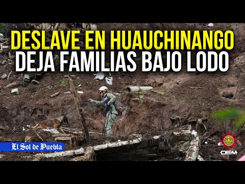 Colonia Monterrey: la tumba de lodo de familias en Huauchinango
