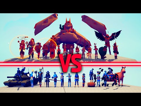 EXTENDED LEGACY vs MEGA EGYPT TEAM | TABS - Totally Accurate Battle Simulator