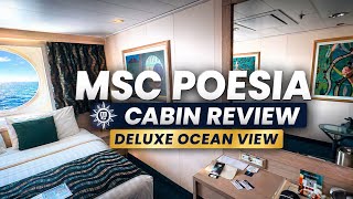 MSC Poesia | 4K/ Deluxe Ocean View Cabin Tour