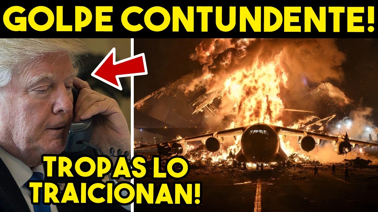 MILITARES LO ABANDONAN! IRAN DESTROZA AVIONES DE EEUU, TRUMP HASTA EL CUELLO. VAN POR ISRAEL