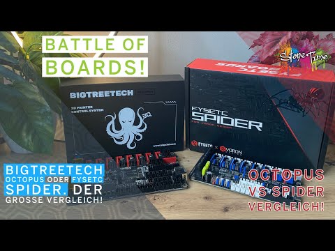 Bigtreetech Octopus vs. Fysetc Spider: The ultimate comparison! Battle of the Boards!